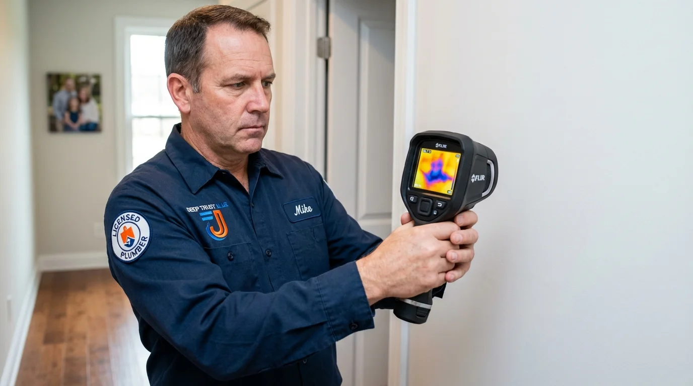 Thermal imaging leak detection by Johns Plumbing LLC in Monument